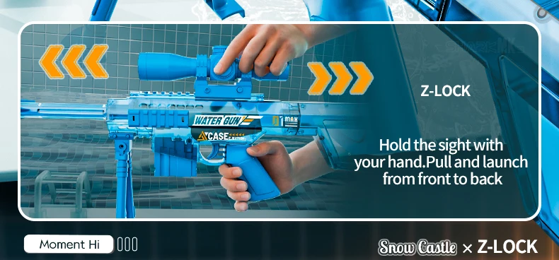Elektrisch en handmatig waterpistool met licht en geluid_voghion.com
