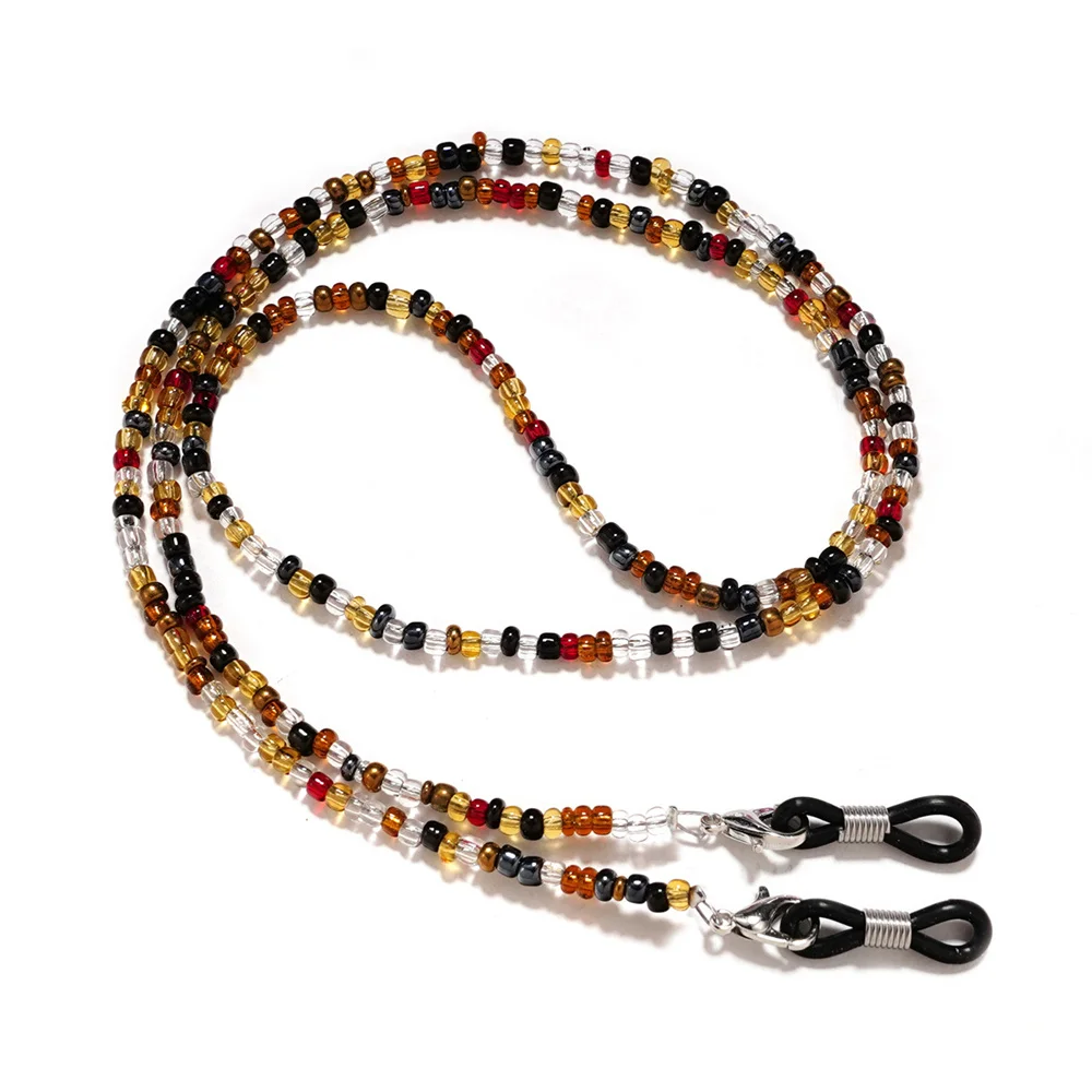 Kristall Brillen Kette für Damen Elegant Sonnenbrille Lanyard Halter Lesebrillen Strap Masken Kette Halsband Hängen am Hals Schmuck 1