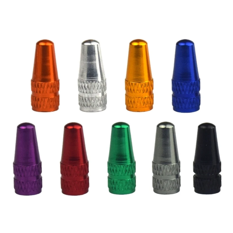 

4Pcs Bike Tire Valves Stem Caps Aluminium Alloy Tire Valves Stem Covers Universal Bike Tire Caps Bike Accessories