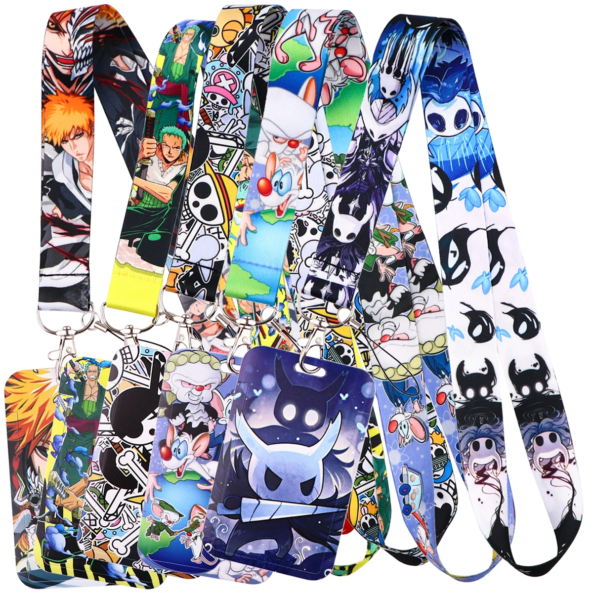 Cool Anime Game Cordini Per Chiavi Catena Id Carta Di Credito Cover Pass Charm Neck Straps Per Amico Accessori Moda Regali