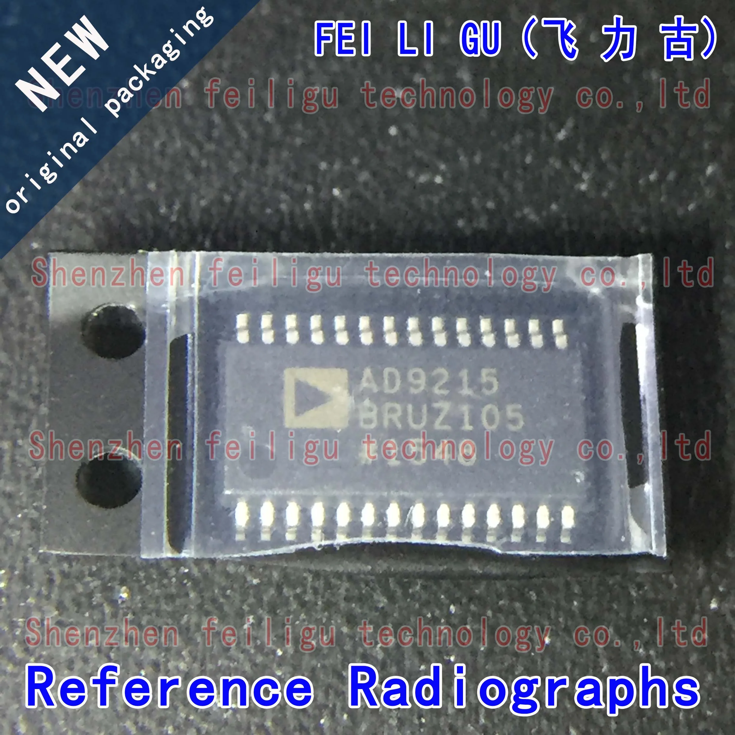 1~10PCS 100% New original AD9215BRUZ-105 AD9215BRU-105 AD9215 Package:TSSOP28 10-Bit ADC Chip