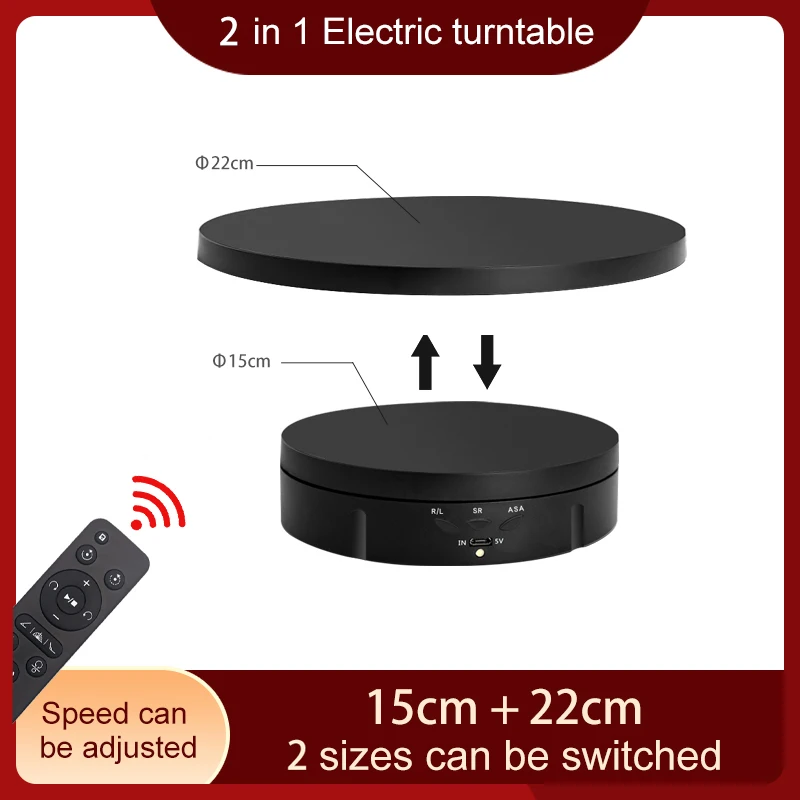 90/180 Degree Electric Rotating Display Stand Shop Display Turntable Mirror  Spinning Base for Photography Products Shows - AliExpress