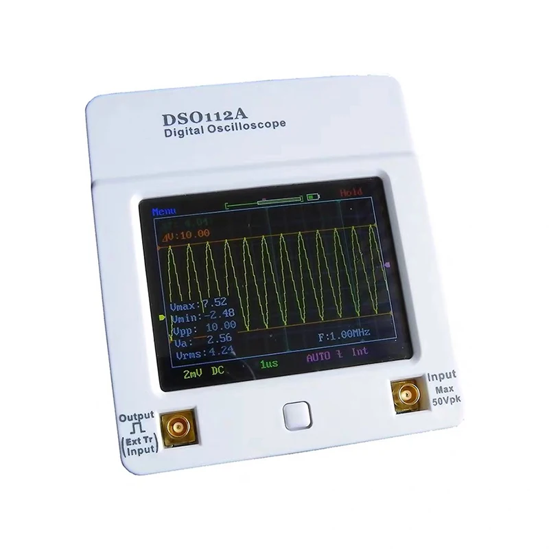 112A Pocket Oscilloscope Full Touch 2MHz Bandwidth Digital