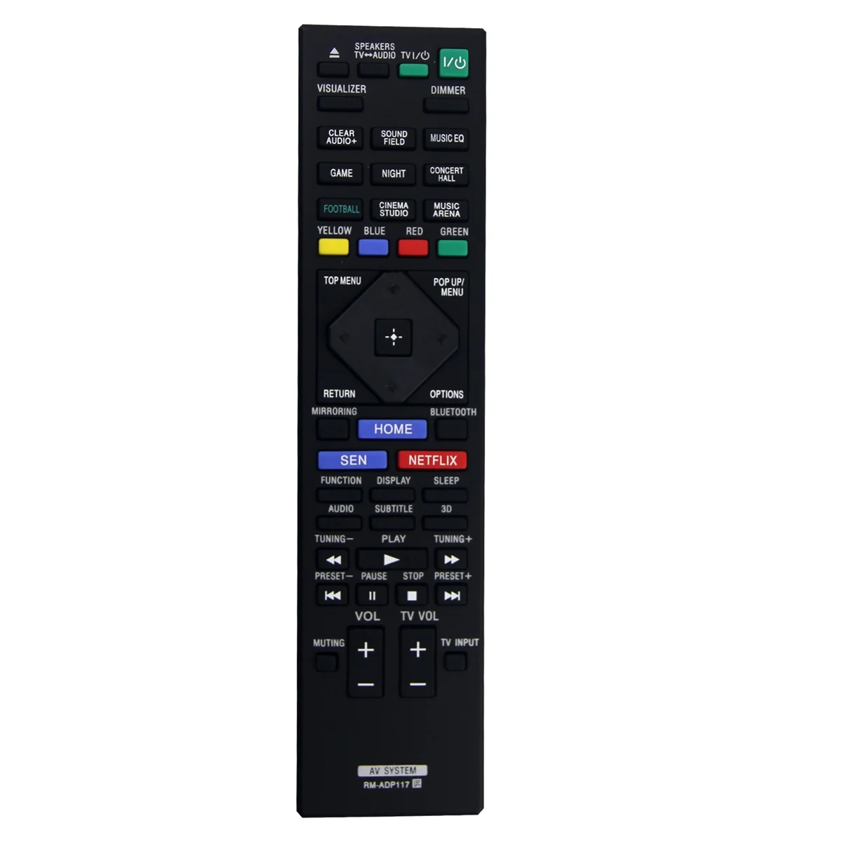 

RM-ADP117 Replace Remote for Sony Home Theater Blu-Ray DVD BDV-N5200W BDV-N7200W BDV-N7200WL BDV-N9200W BDV-N9200WL