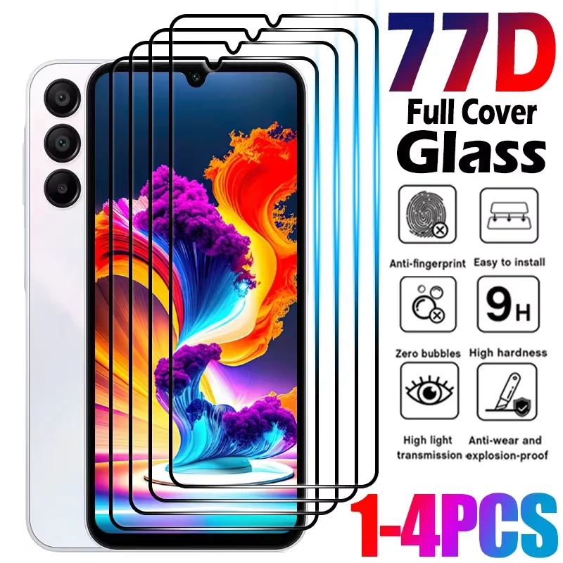 Premium Full-Cover Tempered Glass Screen Protector (1-4 Pack)