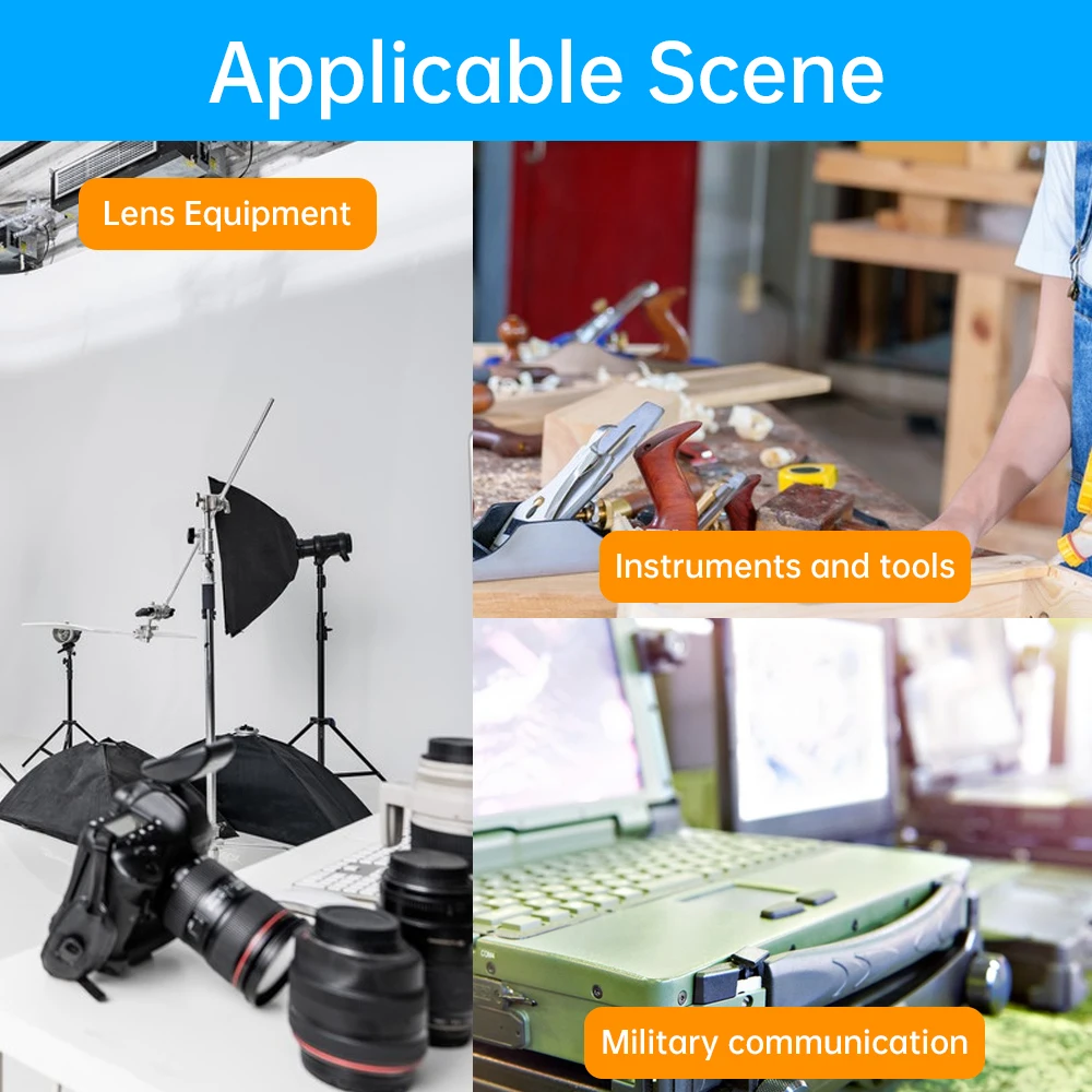Portable Precision Instrument Tool Box Thick Hardware Tool Box with Universal Protective Sponge Multi-functional Organizer