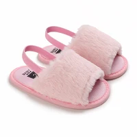 HAIZHIW 0-18 Months Fashion Faux Fur Baby Shoes For Newborn Spring Winter Cute Infant Toddler Baby Boys Girls Shoes 2