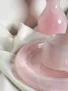 Modern Light Luxury Marble Stone Round Tray ART Photographic Prop Living Room Decoration Perfume Jewelry Pink Onyx Storage Tray 3