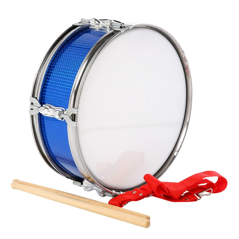 Snare Drum 13" With Shoulder Strap Music Learning Musical Instruments For Beginners Boys Girls Children Kids Teens