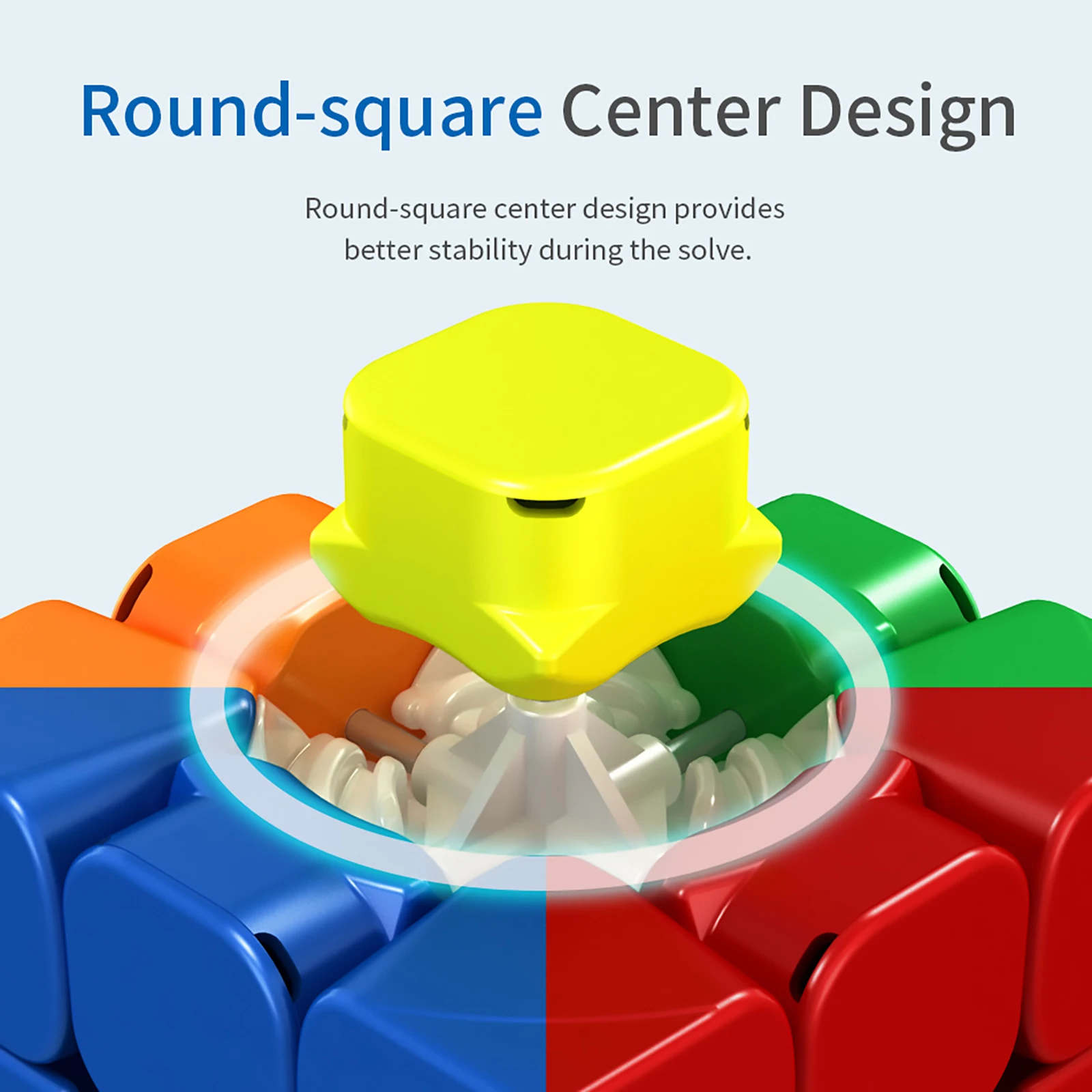 3x3 Speed Cube Maglev Magnetic Puzzle Fidget Toys for Children MOYU RS3M