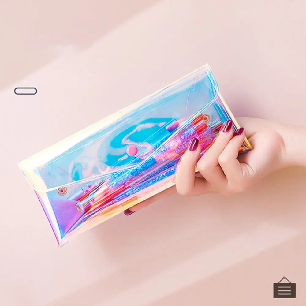 High Quality Transparent Pocket Wallet Multifunctional Waterproof Cosmetic Bag PVC Storage Bag Men&Women