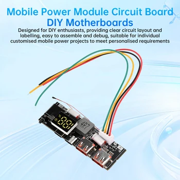 3S 4S 5S 65W 100W Power Bank Doppio tipo C Bidirezionale Modulo di ricarica super veloce Circuito Power Bank