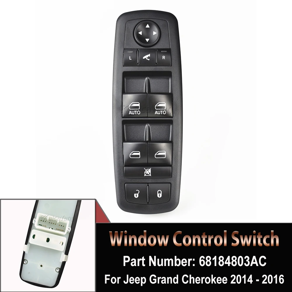 68184803AC Electric Control Power Master Window Switch Front Door For