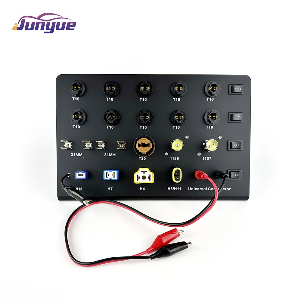 110V-265V 12V 테스트 보드 자동차 헤드 라이트 HID 크세논 LED 전구, T10 W5W 페스툰 C5W T20 7443 H1 H3 H7 H4 9005 테스터