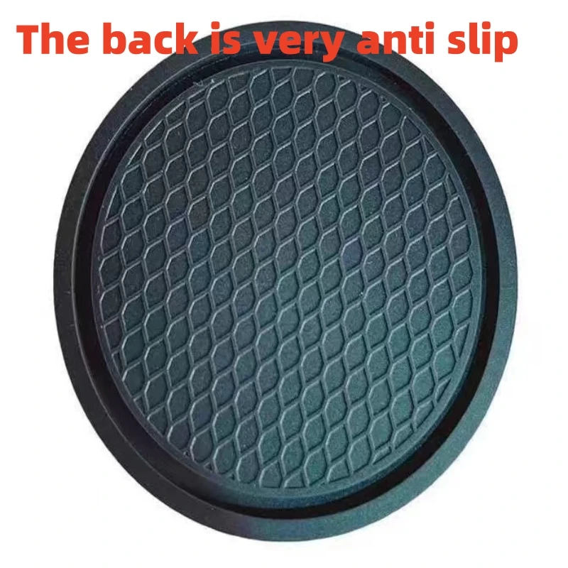 Car Cup Holder Coasters Non-slip Rubber Mat 2pcs for Bottle Holder