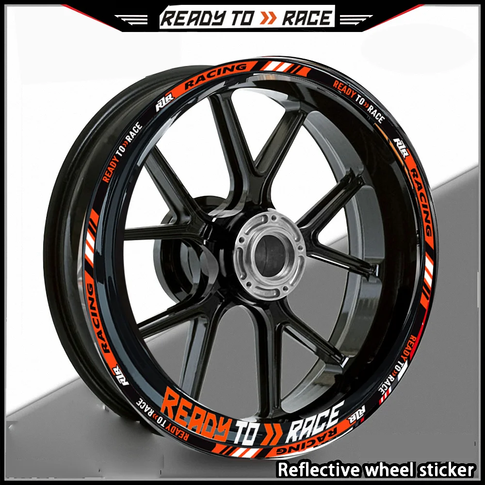 For KTM Wheel Stickers Rim Decals Motorcycle accessories MTB Duke RC ...