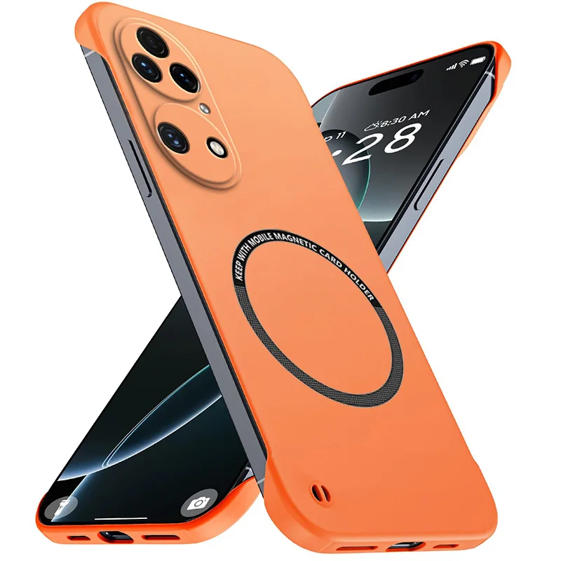 Magnetic Slim Frameless Matte Anti-Scratch Shockproof Phone Case