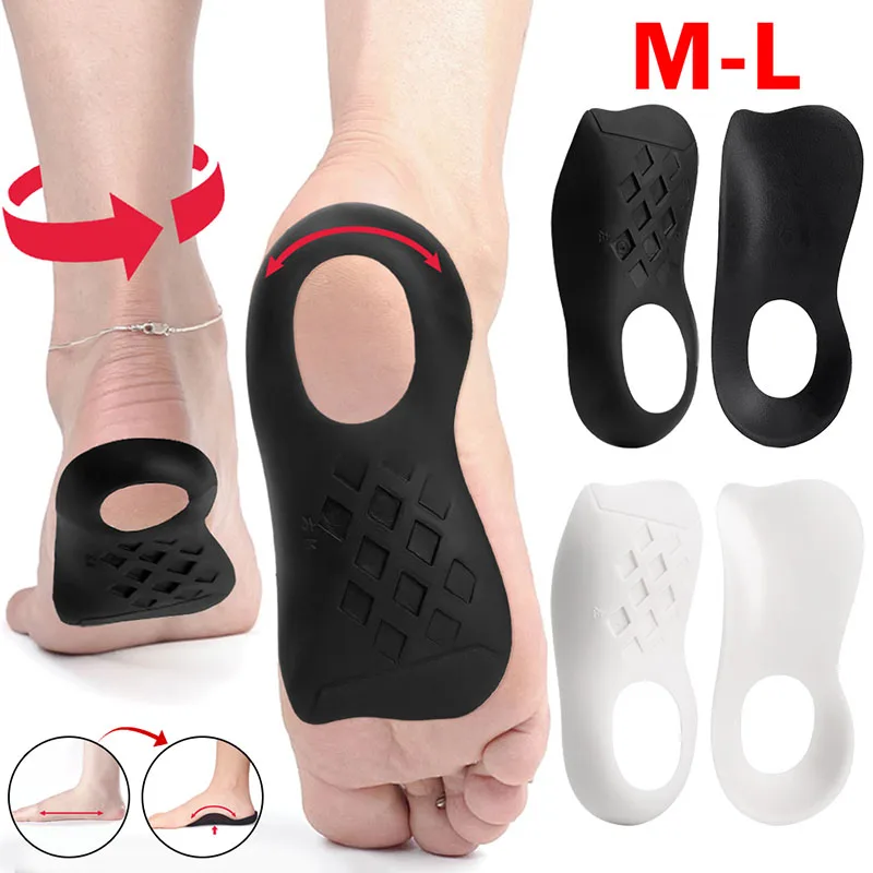Orthopedic Insoles 1 Pair Unisex Orthopedic Insole Orthosis Flat Foot Support Health Arch Collapse Support Pad Foot Care Professional