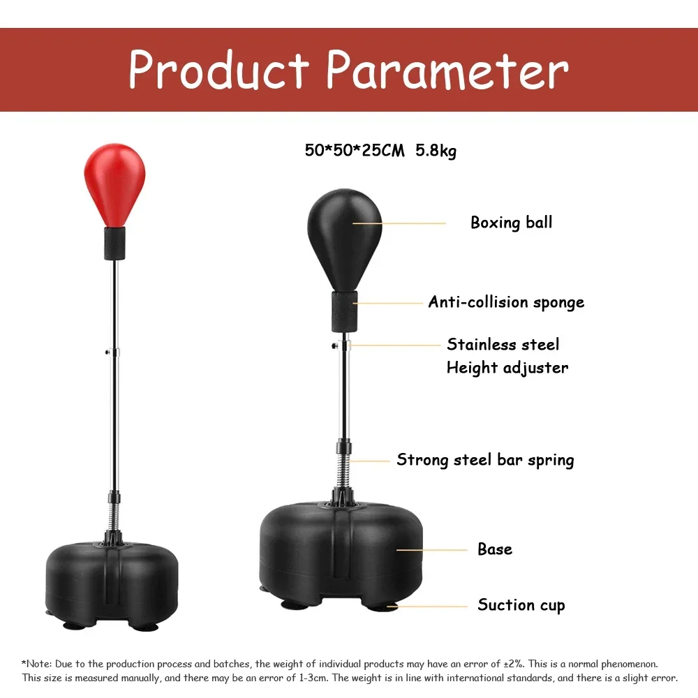 123 s Fast Fist Boxing Speed Punching Ball Standing Speed Ball Boxing Brinquedo Equipment for Sale