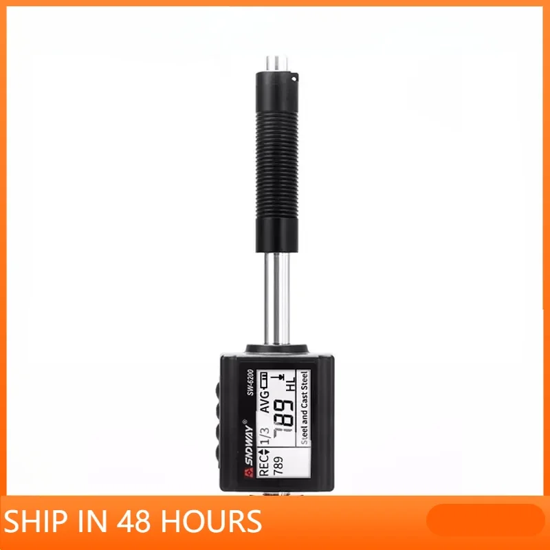 

SNDWAY Mini Digital Hardness Tester SW-6200 Units For Hrc Hrb Hb Hl Hv Hs Pen-type Metal Stainless Steel Durometer Sclerometer