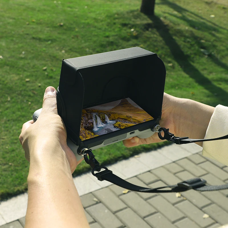 

Переносной зонтик для пульта дистанционного управления DJI RC с экраном, Антибликовая бленда с ремешком на шею для дрона DJI mini 3/mini 3pro