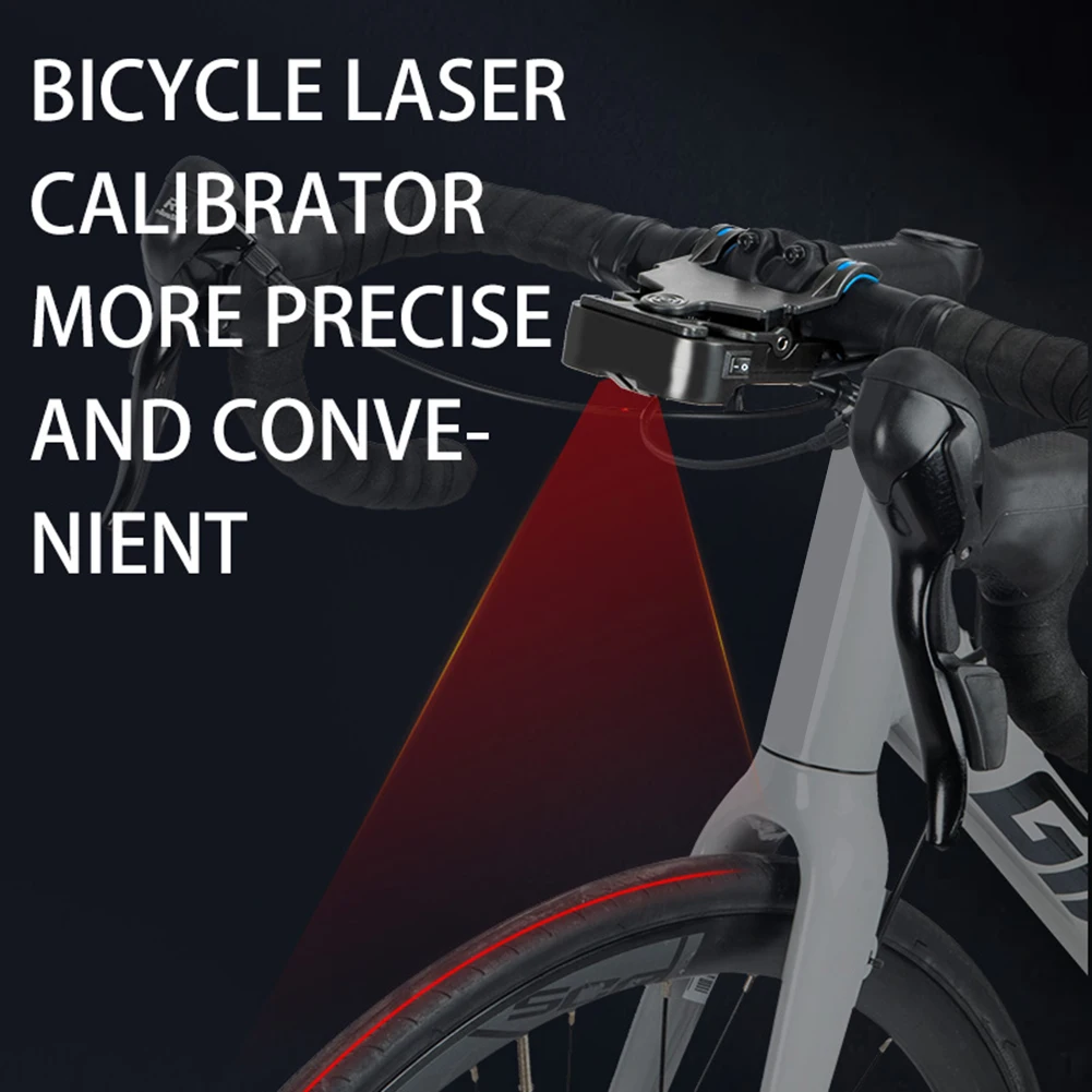 Bicycle Handlebar Laser Aligner Professional Bike Seat Calibrator USB Charging Bicycle Saddle Center Adjuster Calibration Device
