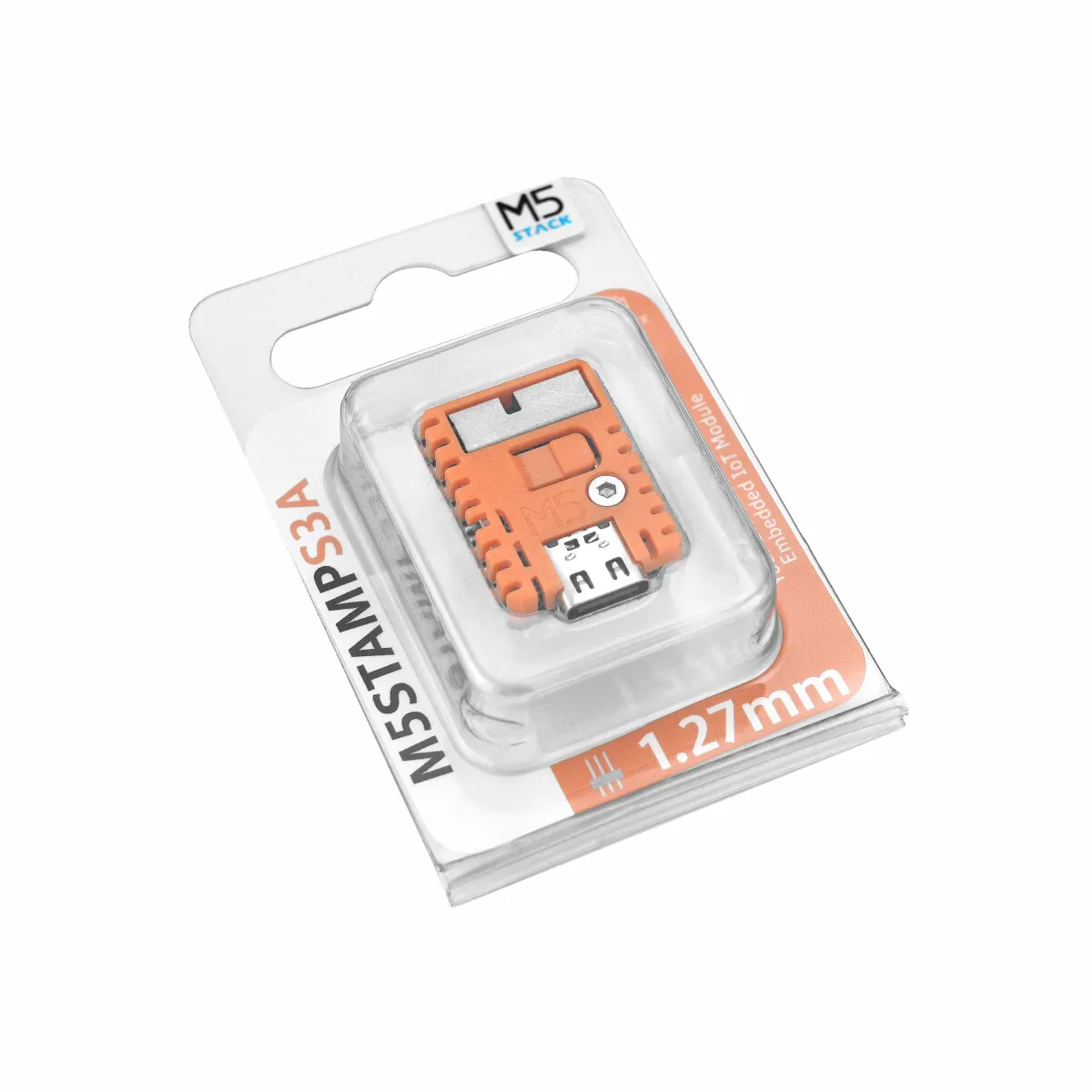 M5Stack 공식 StampS3A ESP32-S3 임베디드 모듈(1.27인치 핀 헤더 포함) 공식 제품 1.27인치 피치 핀