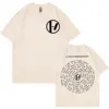 Twenty One Pilots Overcompensate Lyric Print T-shirt The Clancy World Tour 2024 T-shirts Men Women Fashion Rock Hip Hop T Shirts 3