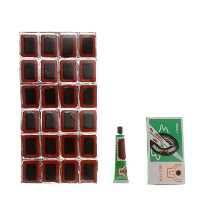 

Bike Bicycle Flat Patch Rubber Portable Tire Repair Kit Tool Set Cycling Accessories Suitable For Electric Car Tires Motorcycle