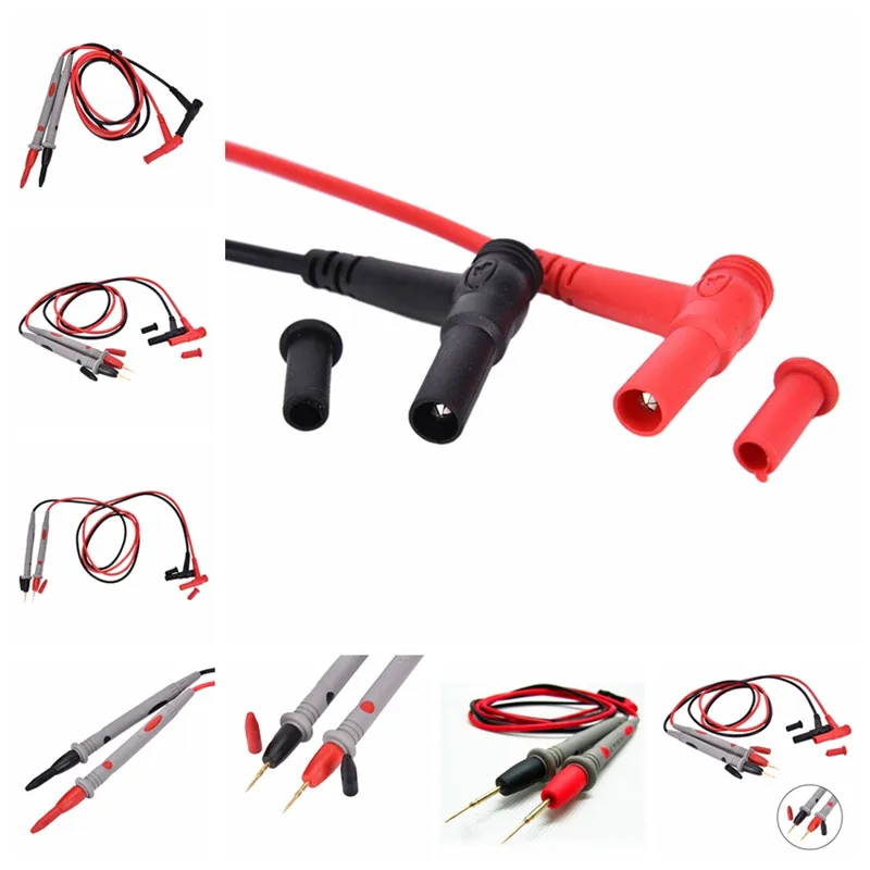 2pcs Hot Universal Digital Multimeter Multi Meter Test Lead Probe Wire Pen Cable