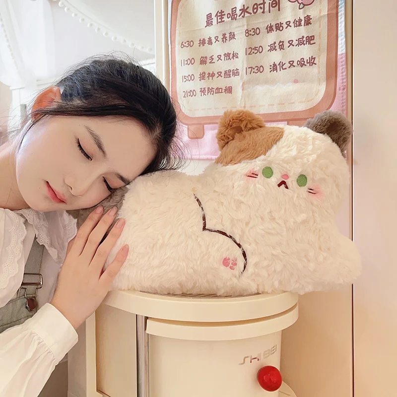 Kawaii Therapy Soft Animal Cat Doll Pillow Collection