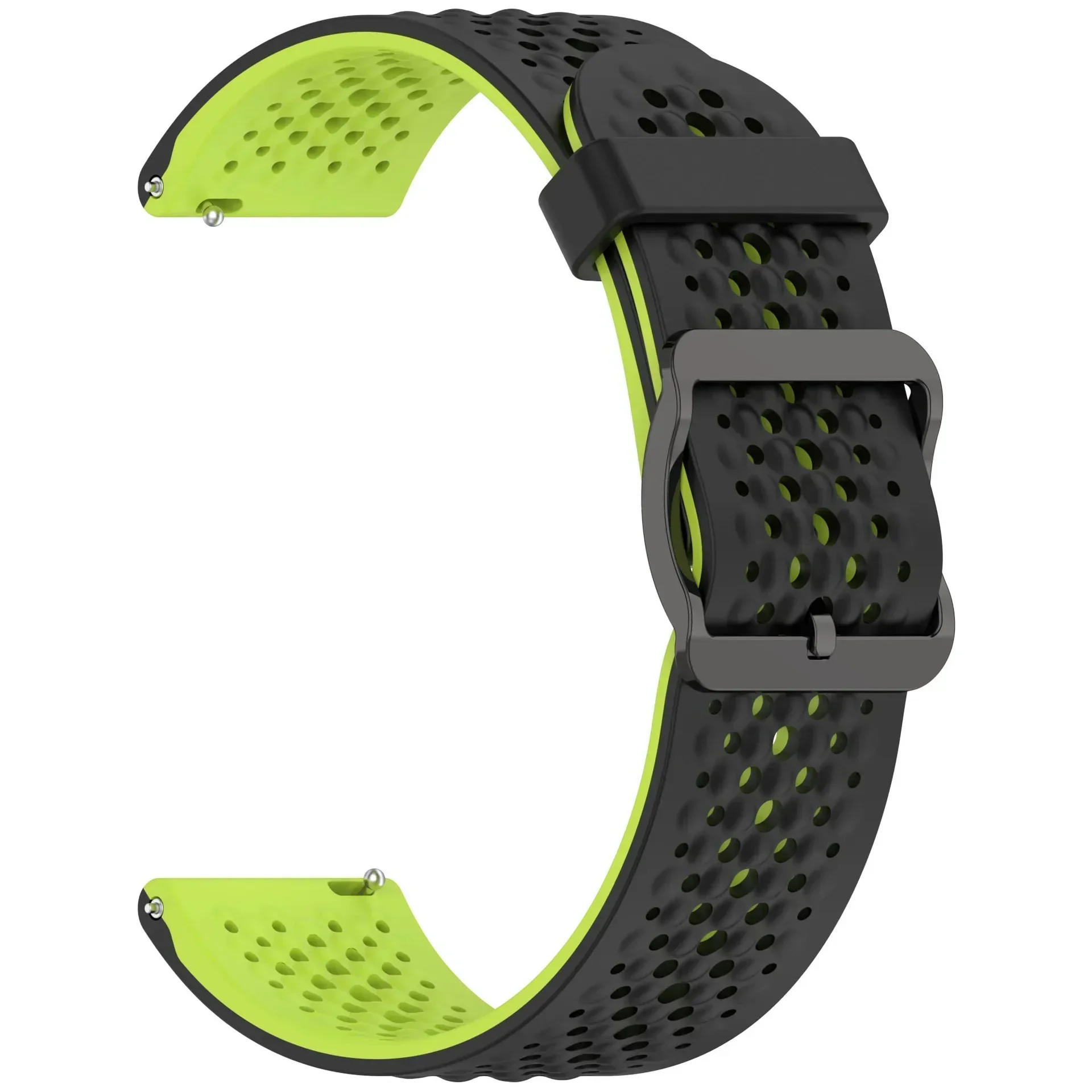 Breathable Silicone Strap for Sports Watches - Available in 20mm & 22mm