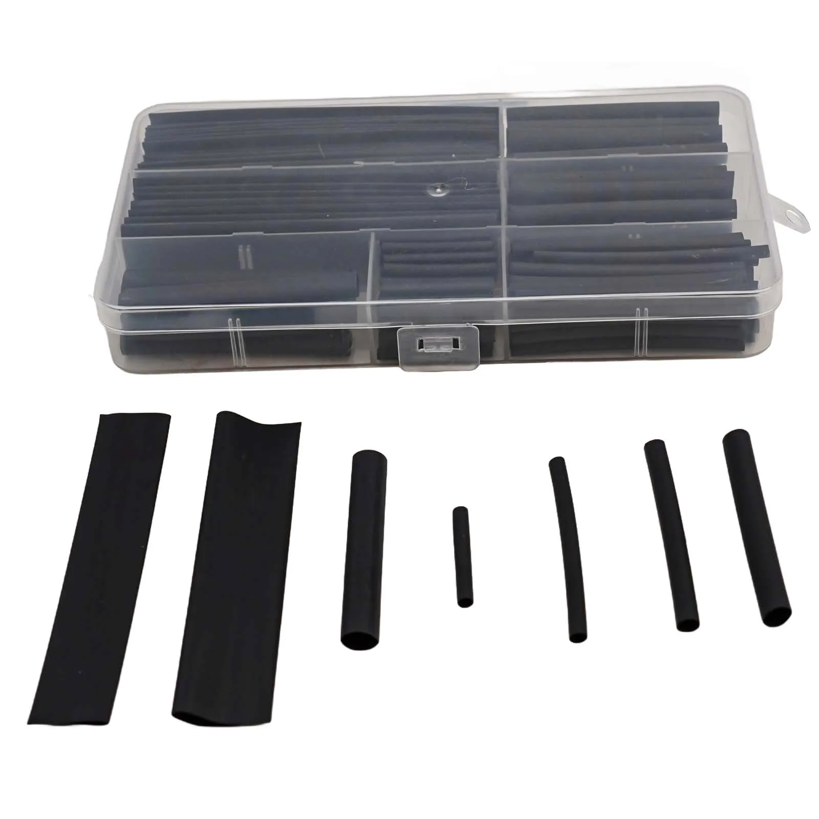 150pcs Black Heat Shrink Tubing Tube Sleeving Car Wire Wrap Heatshrink Accesorios Para Veh&iacute;culo Hot Sale Discount