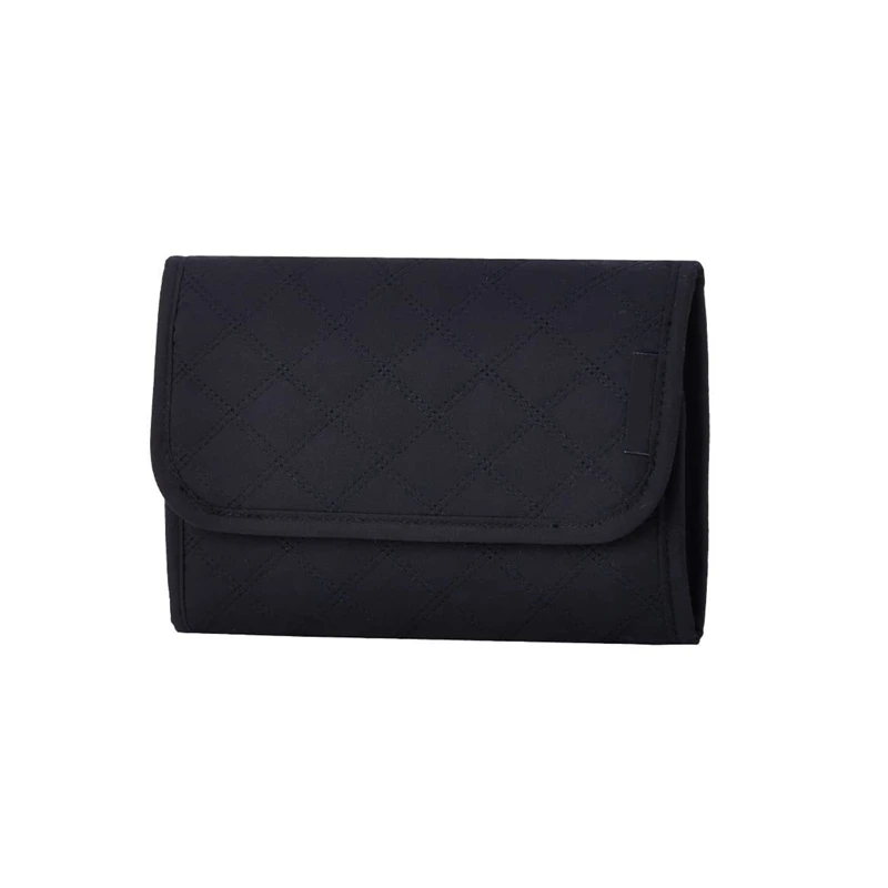 

Jewelry Organizer Roll Foldable Jewelry Storage Bag Portable Travel Jewelry Case Soft Earrings Bracelet Storage Holder Durable