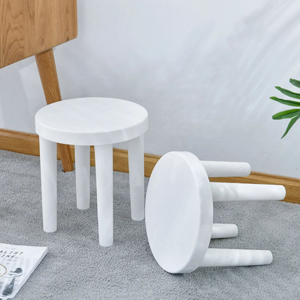 Children's Stool Portable Low Kids Chair Plastic Home Step Anti-slip Toddler Non-skid