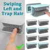 Home Reusable Silicone Shower Hair Catcher Wall Mounted Hair Stopper Hair Collector For Sink Bathtub Bathroom Hair Stoppers 1