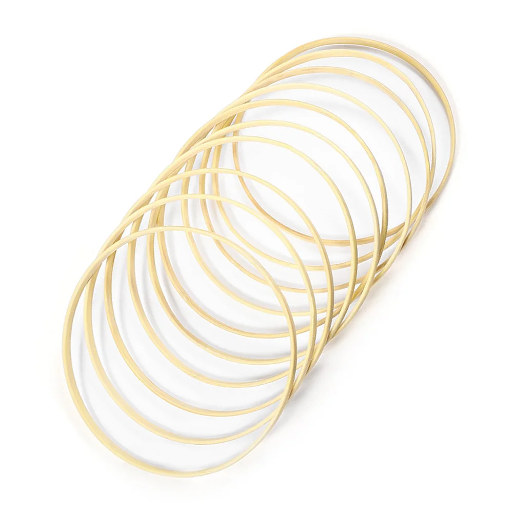 

DIY Dreamcatcher Round Fan Frame for Project Wooden Floristry Hoops Craft Rings Wood Dream Catcher Hoops Wood Hoops Crafts