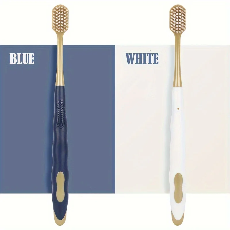 Zahnbürste für Erwachsene, weiches Haar, Haushalt, Zuhause, Fell – breiter Kopf, ultrafeines Haar, Anti-Empfindlichkeit, Zahnfleischschutz – geeignet für Touren – Detail 9