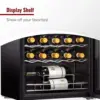 Enthusiast 32-Bottle Dual Zone MAX Compressor Wine Cooler - Freestanding Refrigerator with Split Storage & Temperature, Digital 4