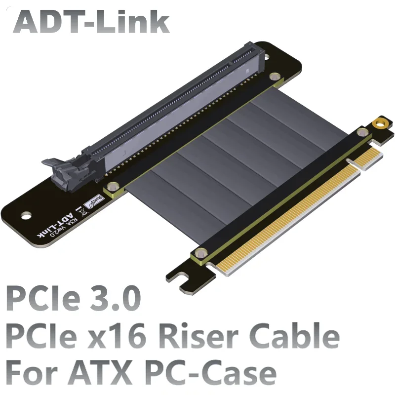 adt-cable-d'extension-pour-boitier-pc-atx-asus-rog-first-kingdom-thunderoopci-e-30x16-riser-gen3-pleine-vitesse