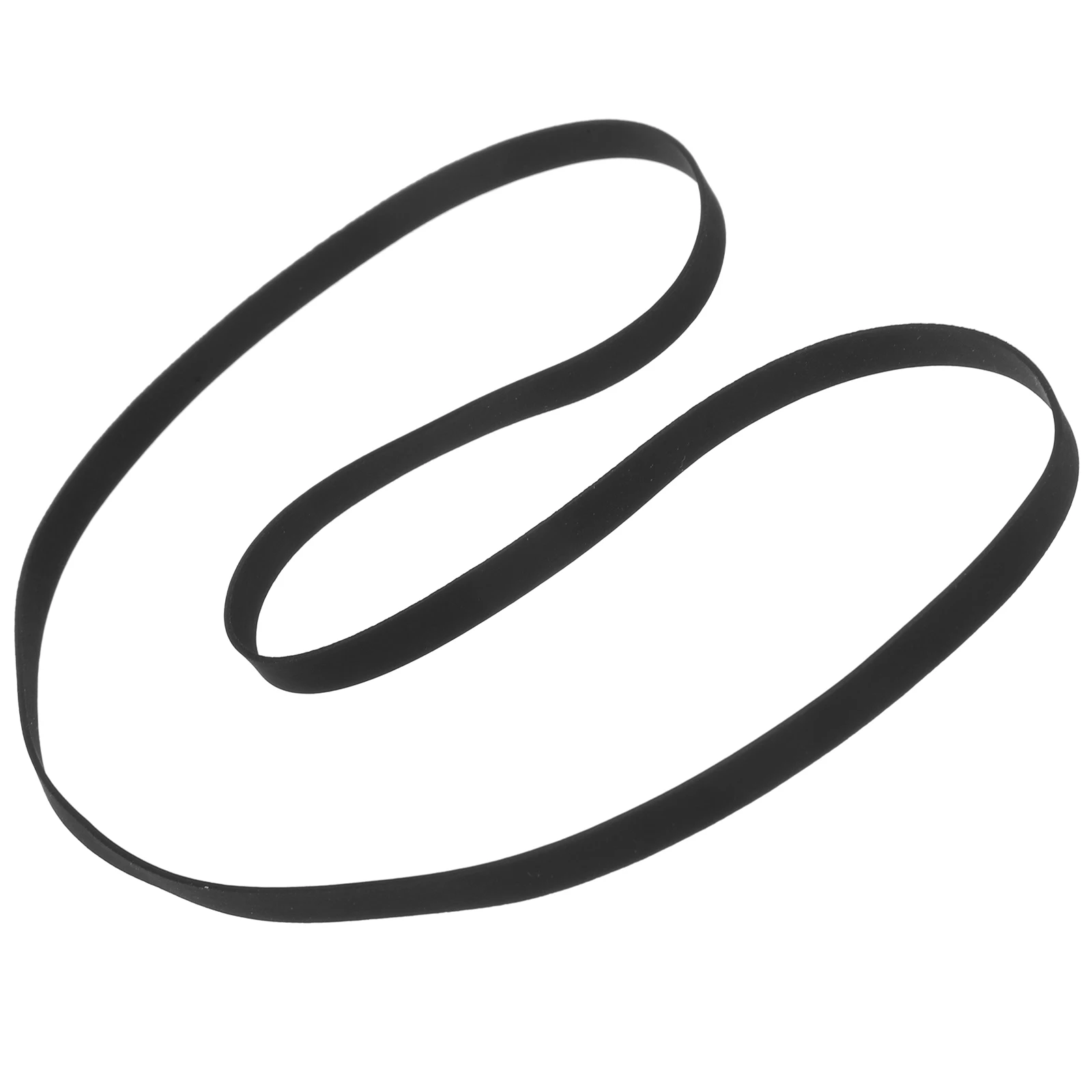 비닐 레코드 플레이어 벨트 스트랩 검정색 고무 구동 벨트 검정색 고무 드라이브 접이식 교체 카세트 테이프 데크 벨트