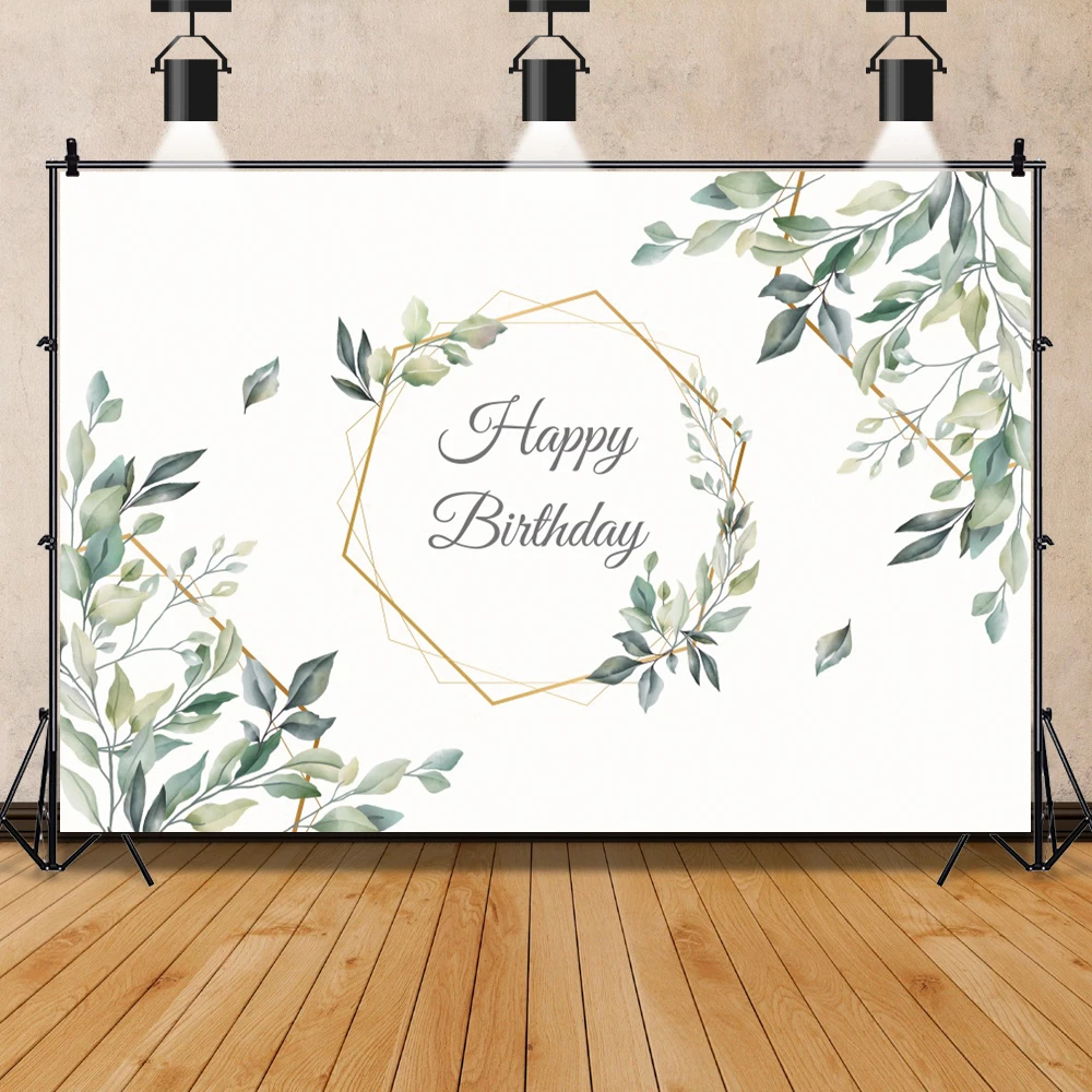 Arriere Plan En Vinyle Pour Photographie Joyeux Anniversaire Cadre En Marbre Blanc Et Or Fleurs Affiche D Anniversaire De Bebe Personnalisee Arriere Plan Photo Fond Aliexpress