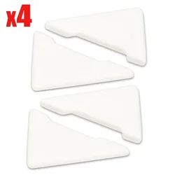 Silicone Car Door Corner Anti - Collision Protectors - Set of 2/4 (4pcs white)