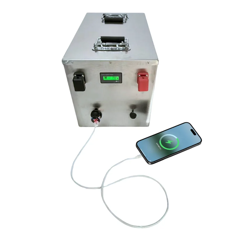SK 72V 40Ah Portable Power Pack with Bluetooth Monitoring and Charger