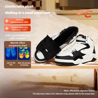 Chaussures de skateboard rétro en velours pour hommes, baskets montantes, chaudes, résistantes à l'usure, douces, baskets pour hommes, nouveau, classique, Louvain, 672436622A, 361 2