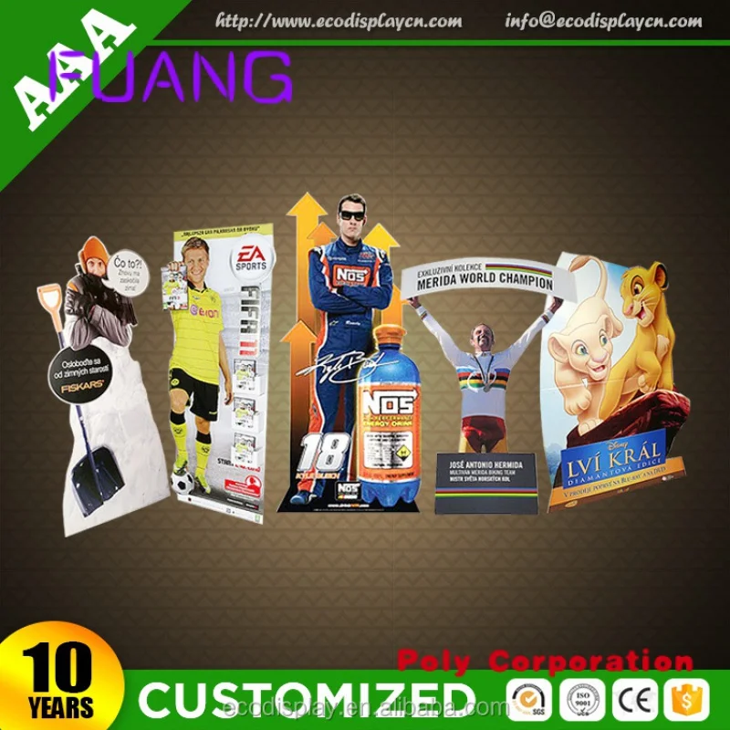 Economical Marketing Advertising for Merchandising, Cardboard Point of Sale Display Stand