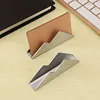 2Pcs/Set Gold&Silver Hill Business Card Holder Creative Storage Box Stainless Steel Business Card Holder Table Card Box 5