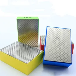 1-4PCS Diamond Hand Polishing Pads 94x58x30mm Tile Glass Abrasive Grinding Block Pad Stone Marble Ceramic Abrasive Sanding Disc