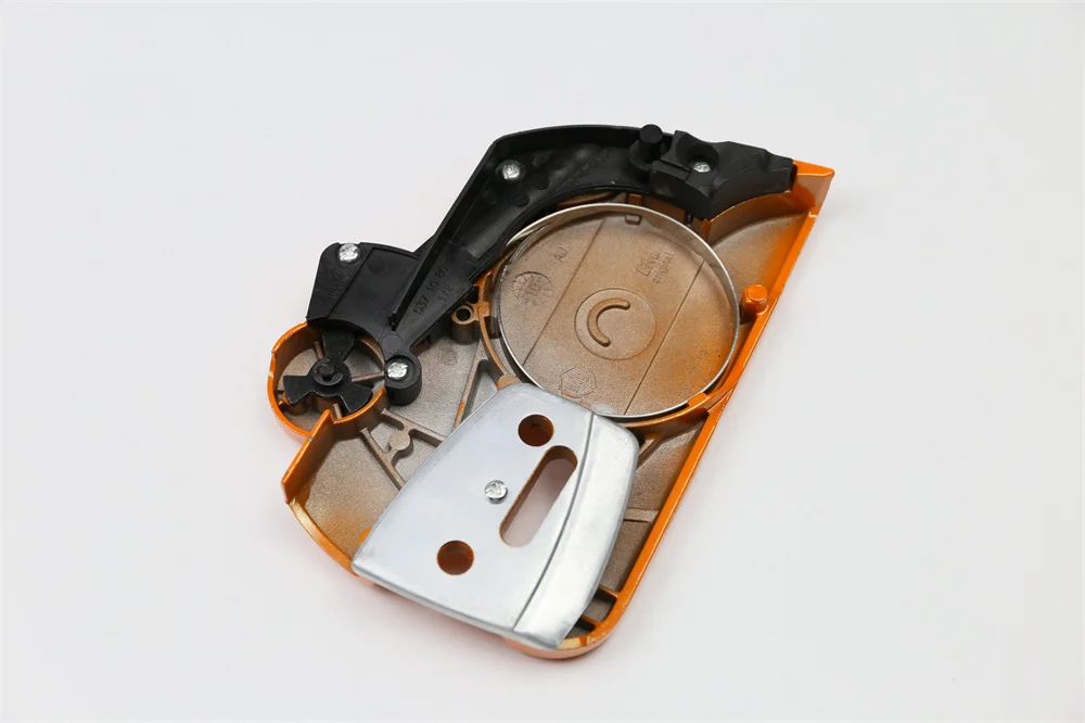 Pignone catena freno coperchio laterale motoseghe pezzi di ricambio adatti per motosega Husqvarna 340 345 346 350 353 357 359 537107901 Nuovo di zecca - immagine 2