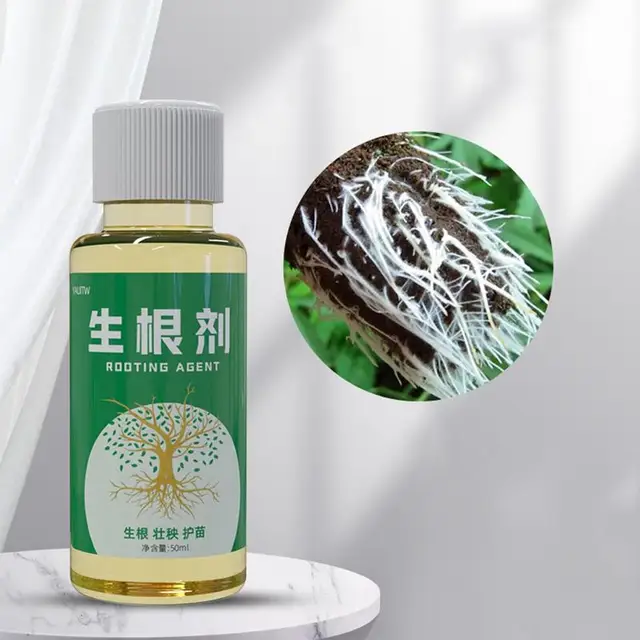 50 Ml Gyors Cserepes Gyökérzetű Tápanyaghormonok Fokozó Keverék Gyökér Stimulátor Kiegészítő Műtrágya Kültéri Szobanövényekhez - Image 4